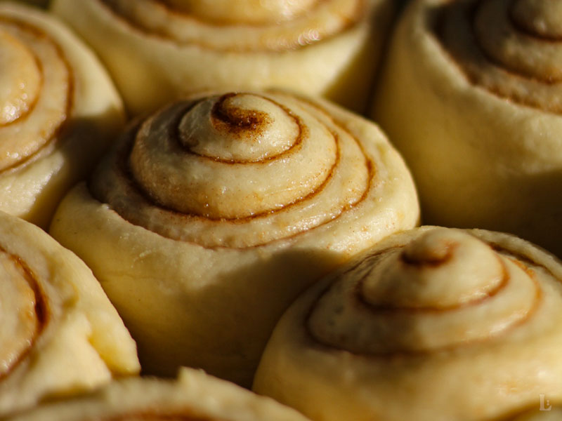 Warme, fluffige Zimtschnecken!