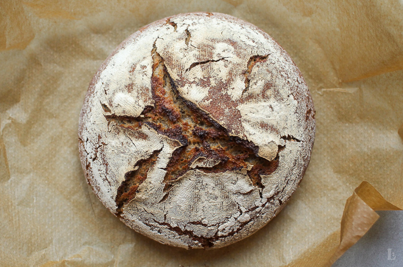 Fränkisches Roggenmischbrot mit Sauerteig